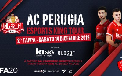 A.C. Perugia eSports King Tour: il 14 dicembre la seconda tappa