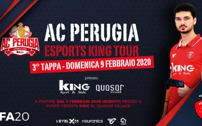 A.C. Perugia eSports King Tour: il 9 febbraio la terza tappa