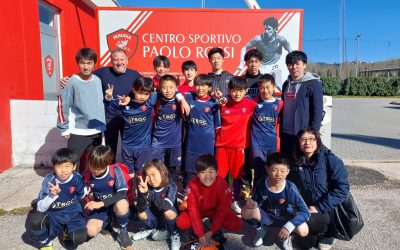 La Scuola Calcio giapponese “Perugia Japan” in visita al Perugia