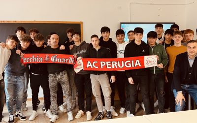 Anche il Perugia Calcio presente alle giornate flessibili organizzate dal Liceo “Alessi” di Perugia